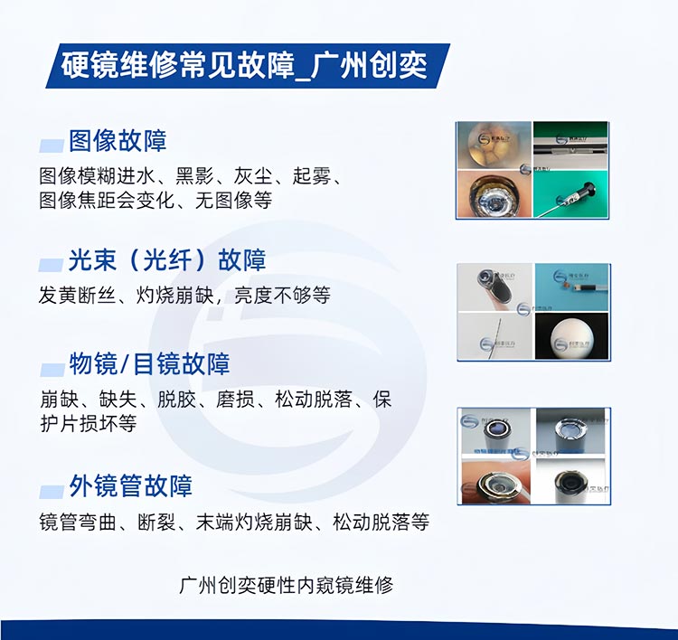 关节镜维修常见故障_广州创奕医疗 关节镜维修常见故障_广州创奕医疗
