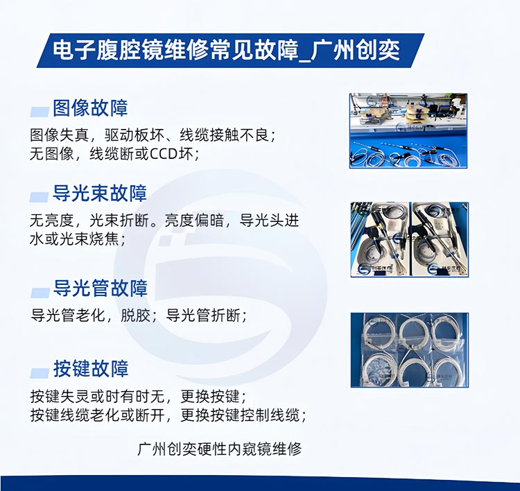 storz电子腹腔镜维修常见故障