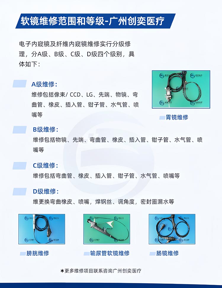 Olympus奥林巴斯肠镜维修等级